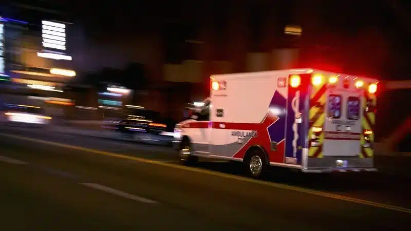 Ambulance rushing to Harvest Road, Alabama